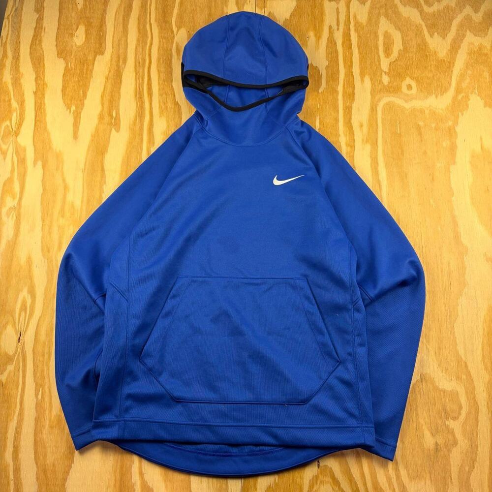 Nike Dri-FIT Athletic Pullover Hoodie – Royal Blue – Men’s M